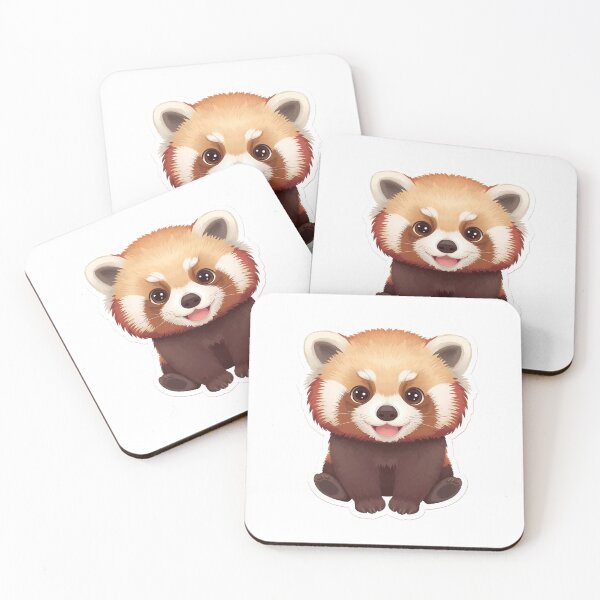 Item preview, Cute Red Panda Kawaii Sticker designed and sold by AhiraDesign.