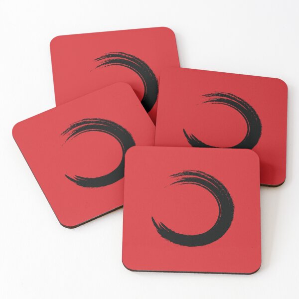 Item preview, Japanese Enso Red Symbol Design designed and sold by BetweenForms.
