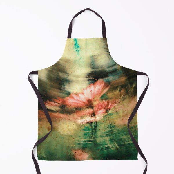 Item preview, Blurred Reflections — Abstract Green and Coral Motion Art designed and sold by BuckaBaby.
