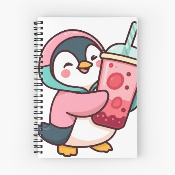 Item preview, Kawaii Boba Penguin Sticker | Cute Chibi Bubble Tea Penguin designed and sold by Stylestickers55.