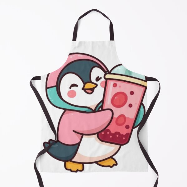 Item preview, Kawaii Boba Penguin Sticker | Cute Chibi Bubble Tea Penguin designed and sold by Stylestickers55.