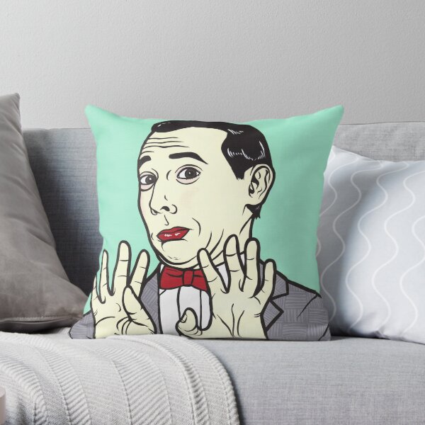 Pee Wee Herman Throw Pillow