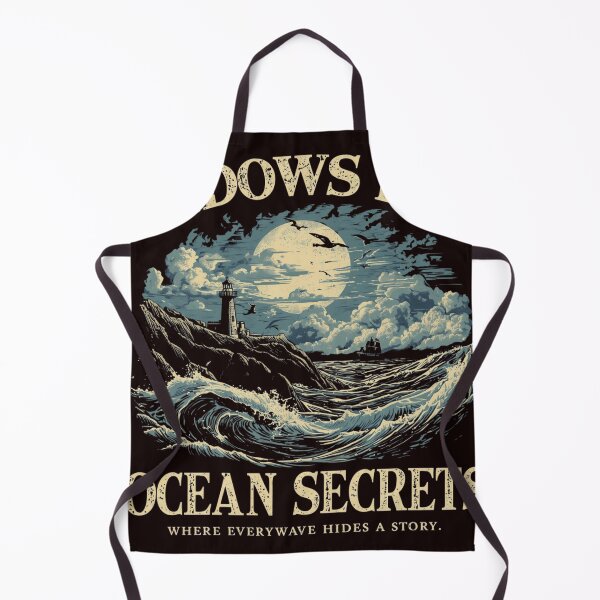 Item preview, Widows Bay Ocean Secrets Vintage Lighthouse T-Shirt | Moonlit Ocean Waves Nautical Retro Maritime Graphic Design designed and sold by Vvmd.