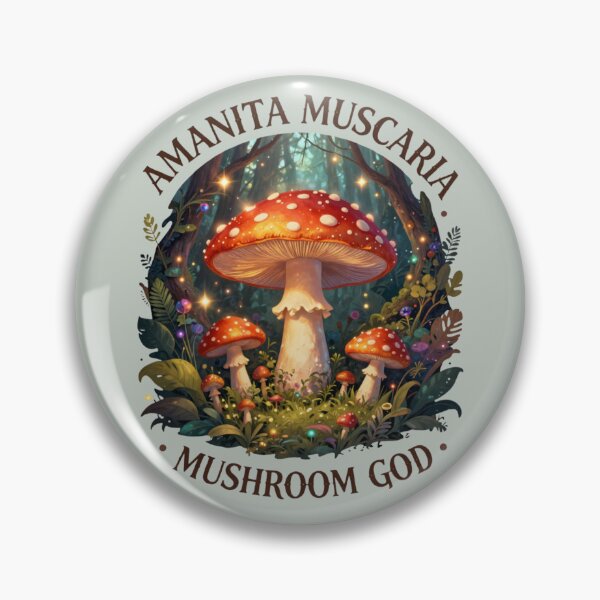 Item preview, Amanita Muscaria Mushroom God Fantasy Art T-Shirt Design vol 2 designed and sold by GoGreenlove.