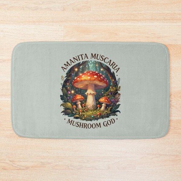 Item preview, Amanita Muscaria Mushroom God Fantasy Art T-Shirt Design vol 2 designed and sold by GoGreenlove.