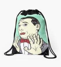 Pee Wee Herman Drawstring Bag