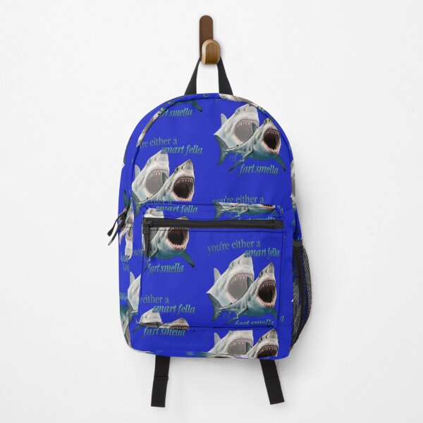 Item preview, Smart Fella Fart Smella Funny Shark Quote Meme designed and sold by My-Hoodies.