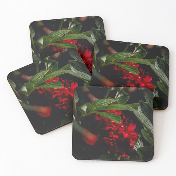 Item preview, Dark red peony  designed and sold by FreakInImpala.