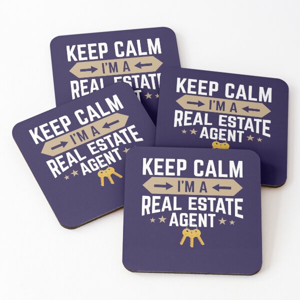 Item preview, Keep Calm I'm A Real Estate Agent designed and sold by jaygo.