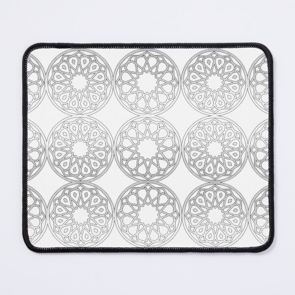 Item preview, Ornate Islamic Lace Pattern (V.8) – Seamless Arabesque Mosaic Design designed and sold by D-Islamic.