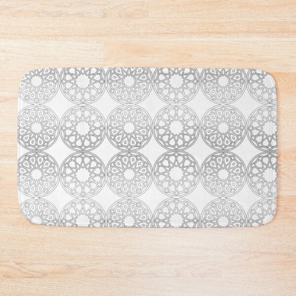Item preview, Ornate Islamic Lace Pattern (V.8) – Seamless Arabesque Mosaic Design designed and sold by D-Islamic.
