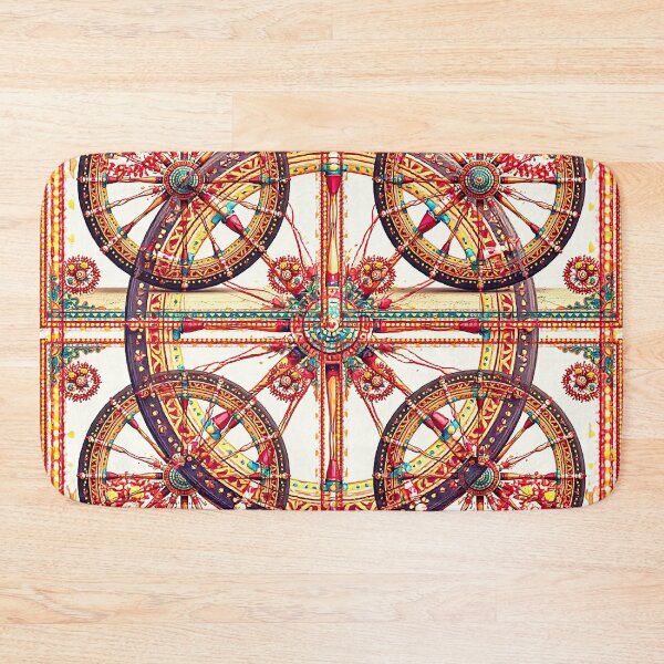 Item preview, psychedelic mandala designed and sold by Hen-C-Art.