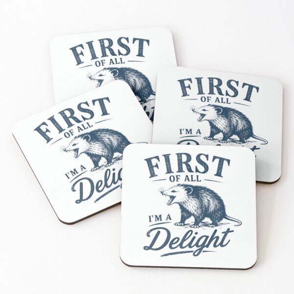 Item preview, First Of All I'm A Delight Opossum Lover Possum Wildlife Funny designed and sold by JonesFlora2025.