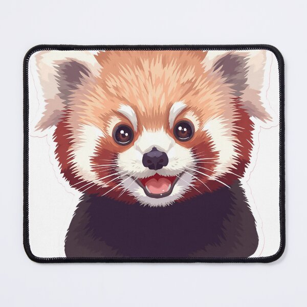 Item preview, Adorable Chibi Red Panda Cartoon designed and sold by AhiraDesign.