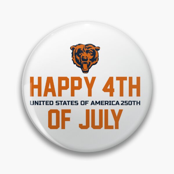 Item preview, Happy 4th of July Chicago bears  designed and sold by ElRyanStore.