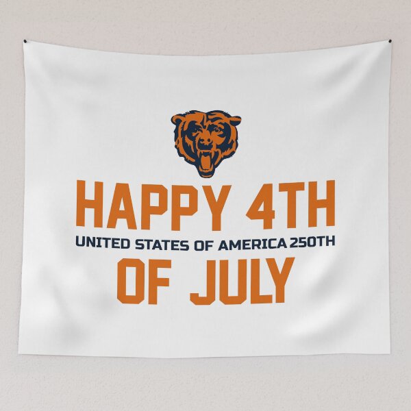 Item preview, Happy 4th of July Chicago bears  designed and sold by ElRyanStore.
