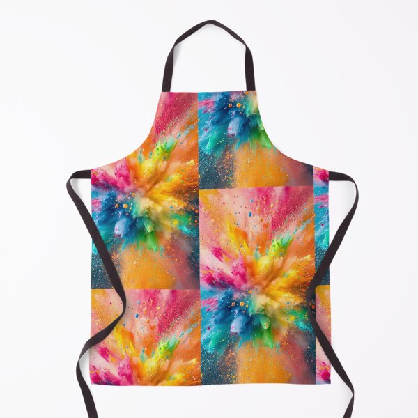 Item preview, Vibrant Rainbow Color Splash Powder Explosion Art designed and sold by Hey! your search is end here.