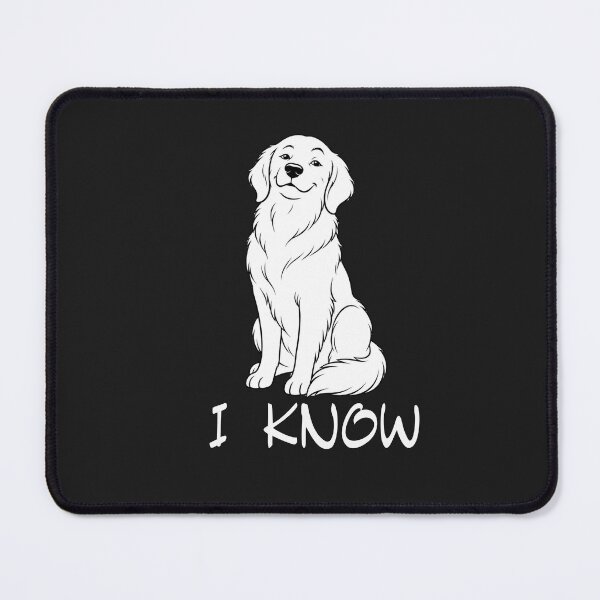 Item preview, Minimalist Golden Retriever I Know Shirt | Cute Dog Lover Line Art Tee designed and sold by AdicretorDesign.
