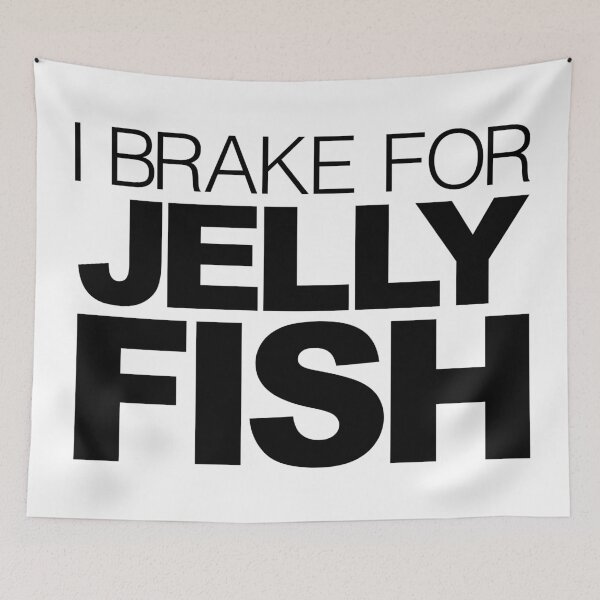 Item preview, I brake for Jellyfish designed and sold by LudlumDesign.