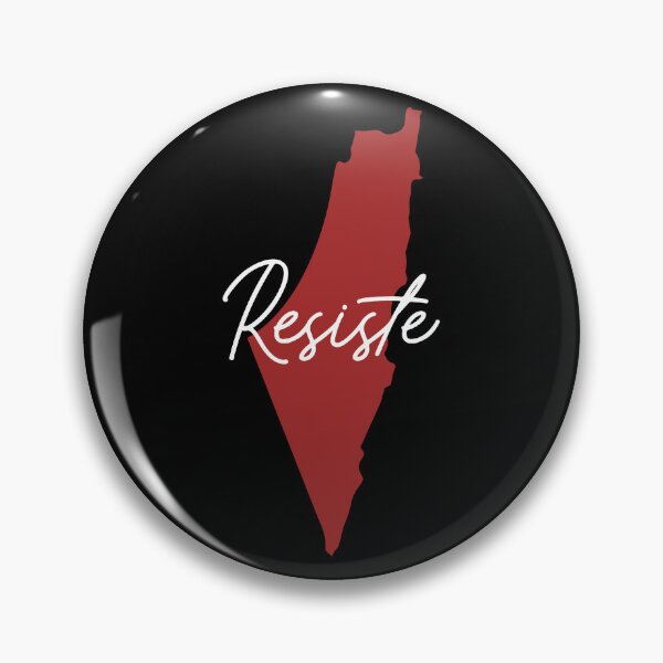 Item preview, PALESTINE MAP RESIST CURSIVE designed and sold by qalback.
