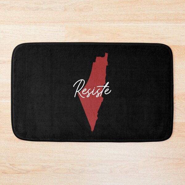 Item preview, PALESTINE MAP RESIST CURSIVE designed and sold by qalback.