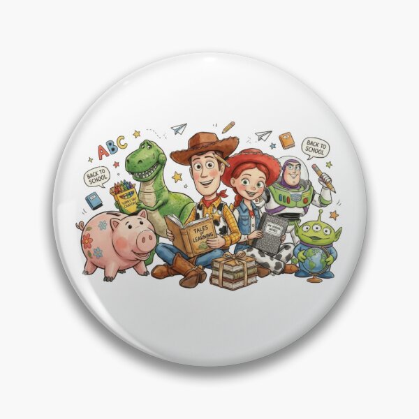Item preview, Watercolor Toy Friends Trendy Boy Cartoon Back To School Cartoon Toy designed and sold by Thread&Fable.