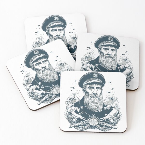 Item preview, Vintage Sea Captain T-Shirt | Nautical Captain Compass Retro Maritime Graphic | Ocean Adventure Sailor Design designed and sold by Vvmd.