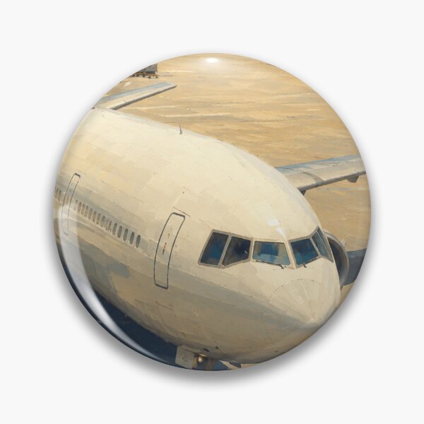 Item preview, Classic Trijet Passenger Airliner at Airport Apron Illustration designed and sold by EMairplanes.