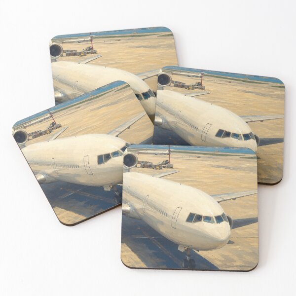 Item preview, Classic Trijet Passenger Airliner at Airport Apron Illustration designed and sold by EMaviation_.