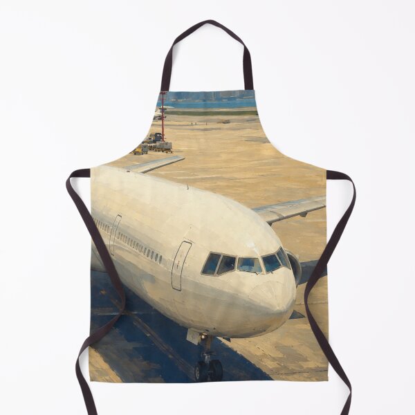 Item preview, Classic Trijet Passenger Airliner at Airport Apron Illustration designed and sold by EMaviation_.
