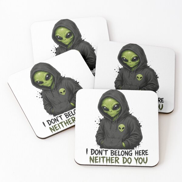 Item preview, I DON'T BELONG HERE NEITHER DO YOU designed and sold by Brejko.