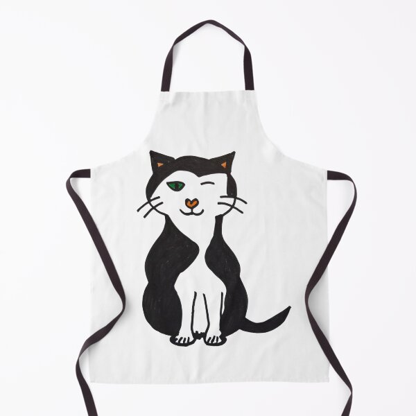 Item preview, Cute One-Eyed Cat designed and sold by SueGhoshArt.