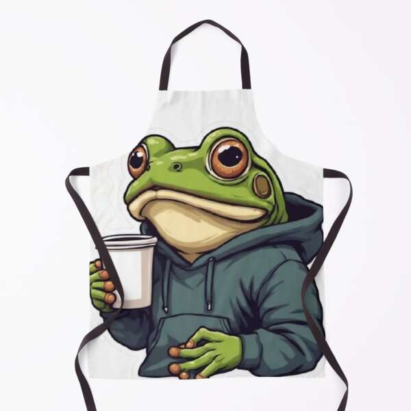 Item preview, Frog With Coffee designed and sold by VelvetDoods.