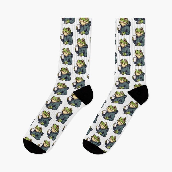 Item preview, Frog With Coffee designed and sold by VelvetDoods.