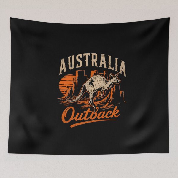 Item preview, Australia Outback Kangaroo Australian Wildlife Travel designed and sold by HumansStuck12.