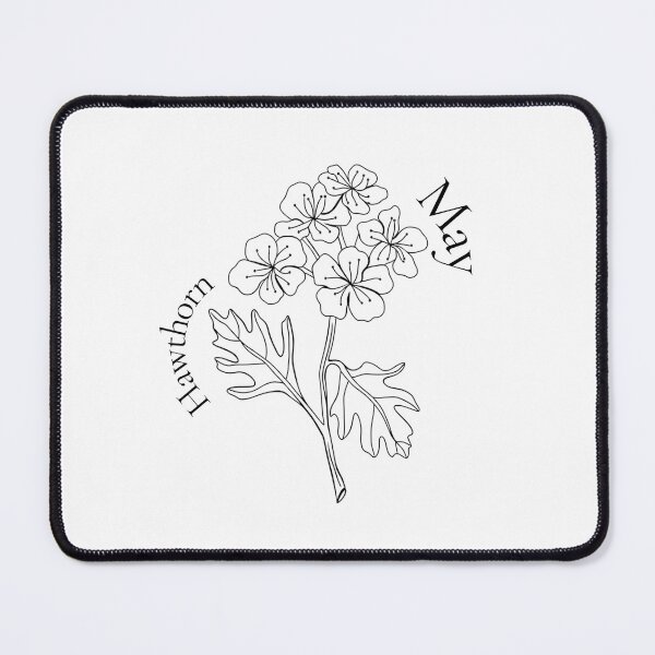 Item preview, Birth flower - May (hawthorn) designed and sold by dragonteastudio.