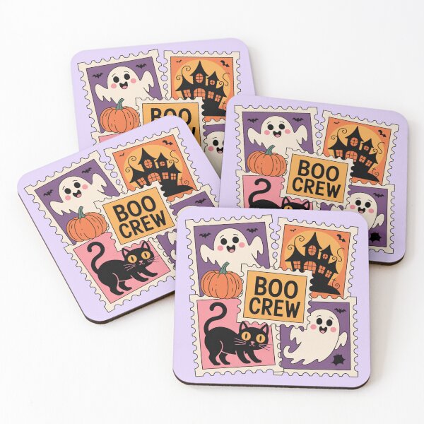 Item preview, Boo Crew Cute Halloween Ghost Cat Pumpkin designed and sold by Nzgiftsandmore.