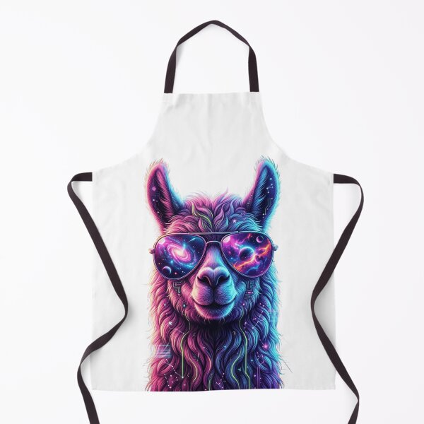 Item preview, CP-001 | Quantum Llama | Neon Cyberpunk Space Animal designed and sold by D4NC1G3R®.