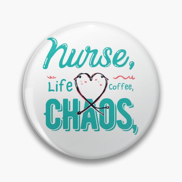 Item preview, Nurse Life Coffee Chaos Compassion  designed and sold by HappyDoodle11.