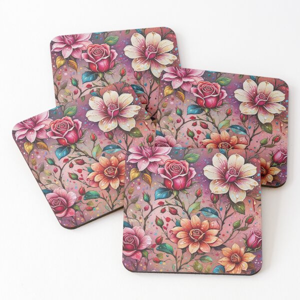 Item preview,  Gorgeous Rose &Peony Digital Background Graphic designed and sold by Beyond The Canvas.