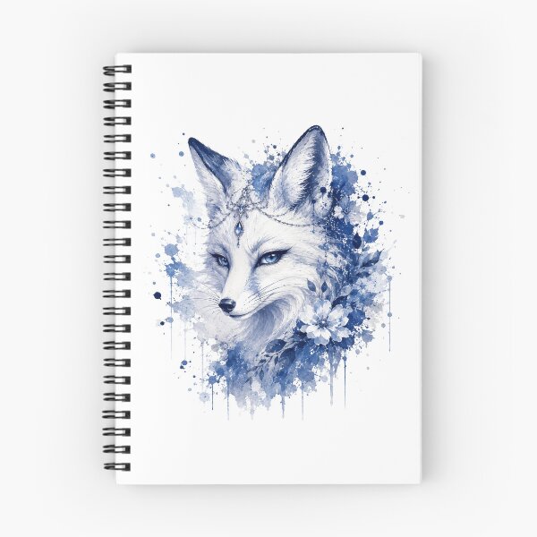 Item preview, Mystical Blue Crystal Fox Art designed and sold by 0606PM.