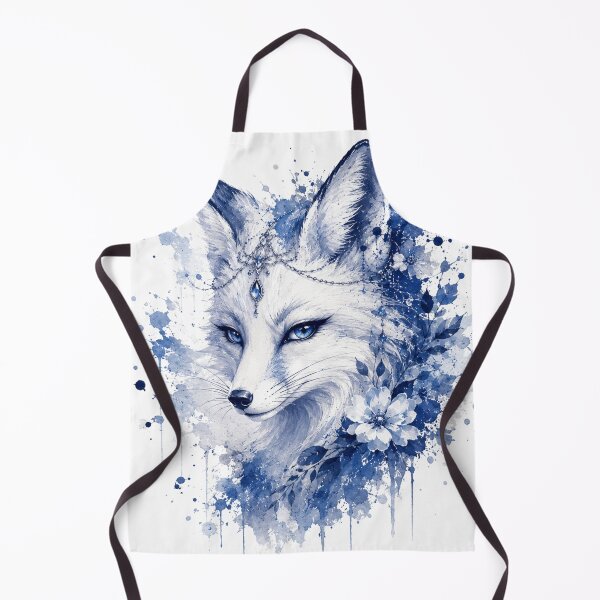 Item preview, Mystical Blue Crystal Fox Art designed and sold by 0606PM.