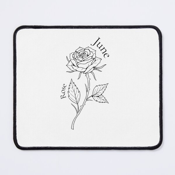 Item preview, Birth flower - June (rose) designed and sold by dragonteastudio.