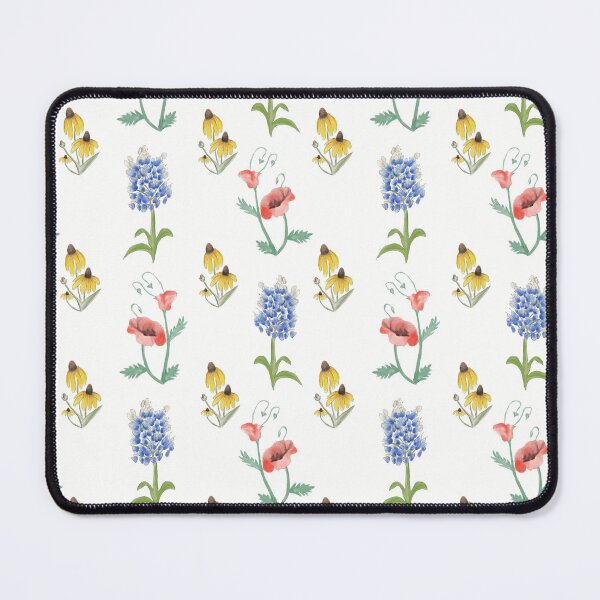 Item preview, Wildflower Watercolor Pattern | Bluebonnets, Poppies & Black-Eyed Susans Botanical Floral Design designed and sold by CaroStudioTX.