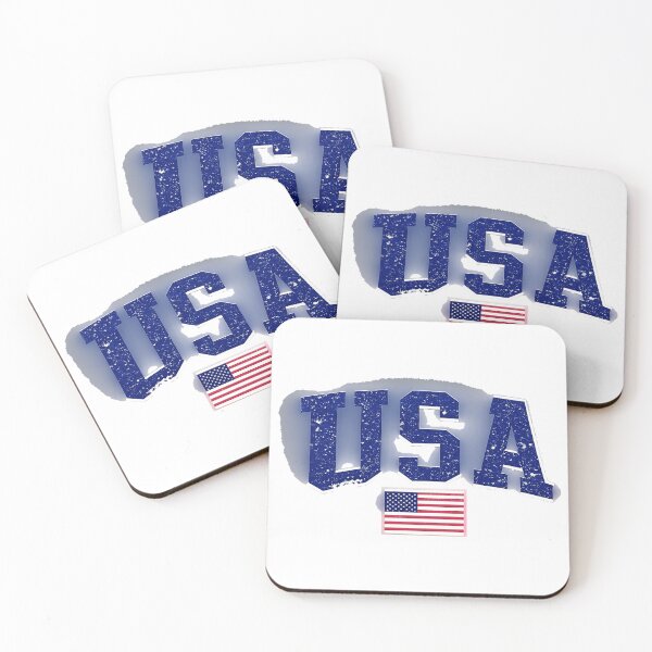 Item preview, Distressed Varsity USA American Flag Vintage Patriotic Tee designed and sold by UrbanPrintVibes.