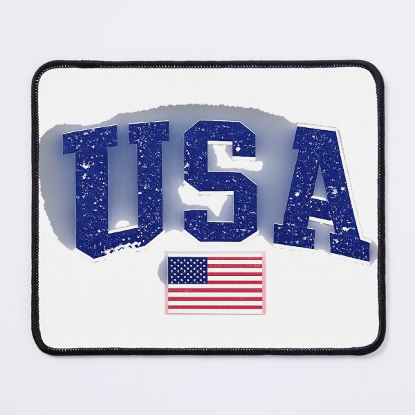 Item preview, Distressed Varsity USA American Flag Vintage Patriotic Tee designed and sold by UrbanPrintVibes.