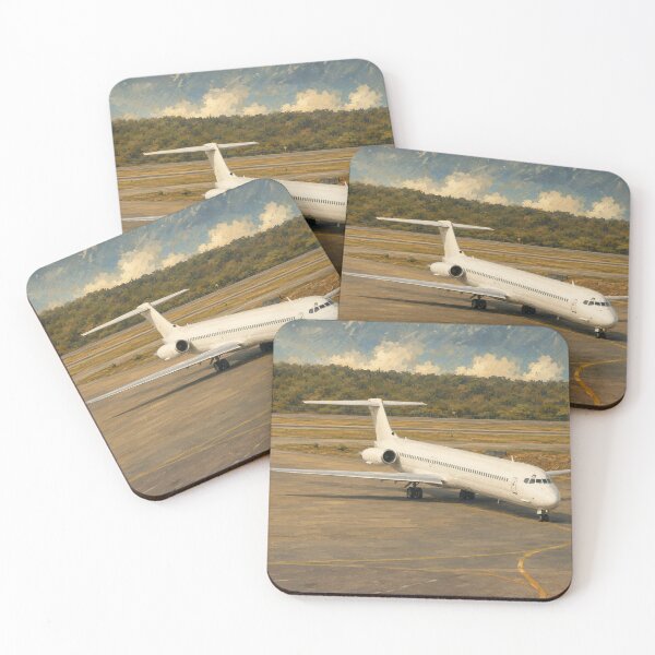 Item preview, Classic Trijet Passenger Airliner Taxiing on Airport Taxiway Illustration designed and sold by EMairplanes.