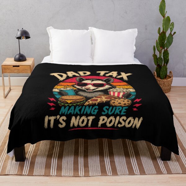 Item preview, Dad Tax Making Sure It's Not Poison Funny Opossum Father Humor designed and sold by HumansStuck12.