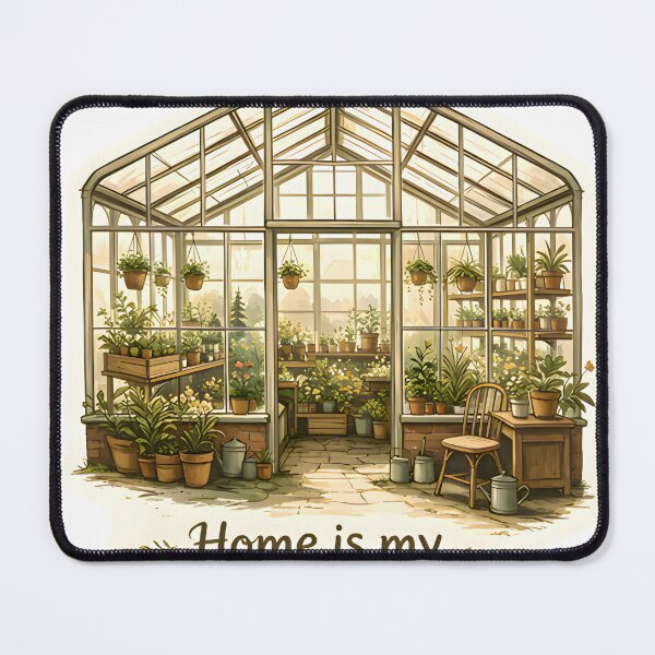 Item preview, Cozy Tiny Cottage with Herb Garden | Vintage Botanical Cottagecore Watercolor Sticker designed and sold by Spirit of Siam.
