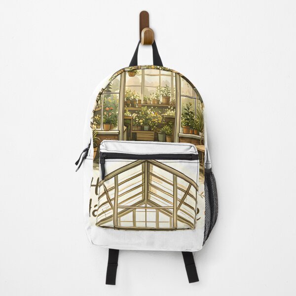 Item preview, Cozy Tiny Cottage with Herb Garden | Vintage Botanical Cottagecore Watercolor Sticker designed and sold by Spirit of Siam.